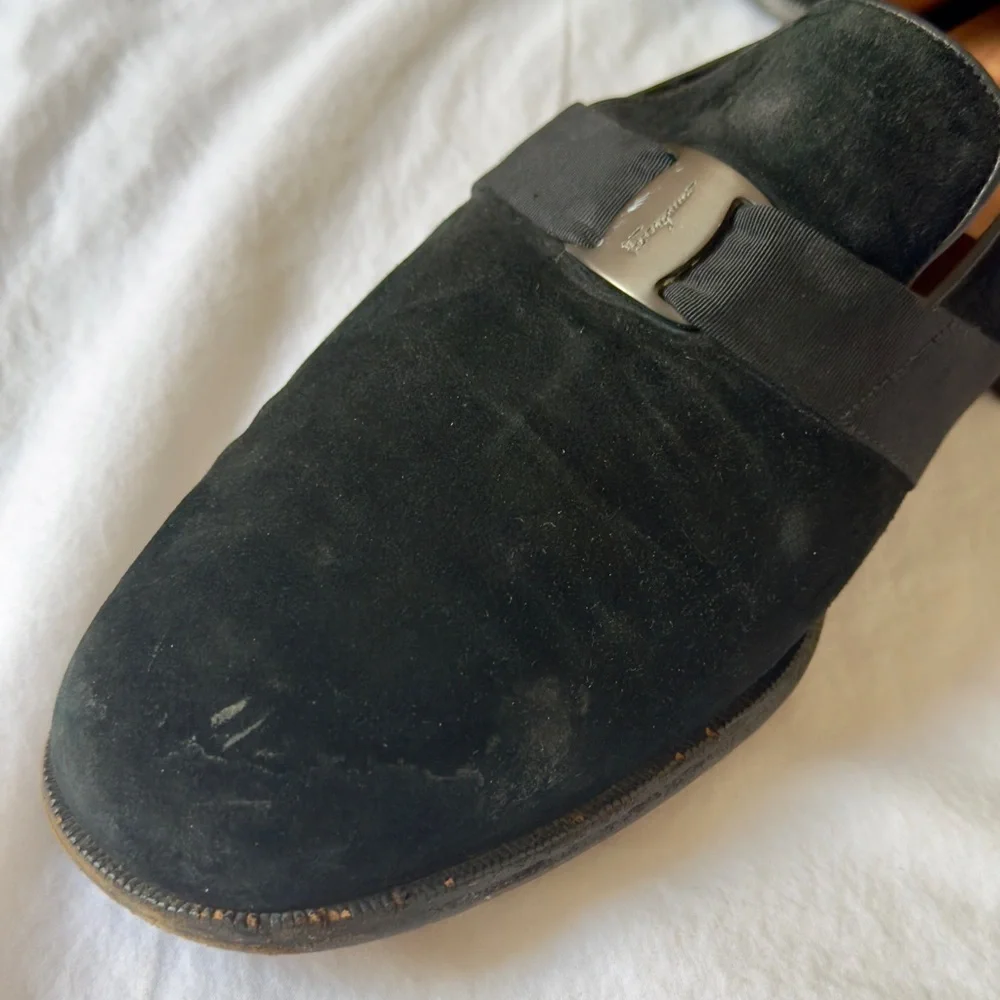 SALVATORE FERRAGAMO Velvet Dress Loafer